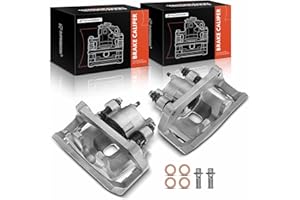 A-Premium Disc Brake Caliper Assembly with Bracket Compatible with Select Ram, Dodge & Chrysler Models - 1500 2011-2018, 1500