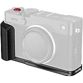 SMALLRIG X-E5 L-Shape Grip for FUJIFILM X-E5 Camera, Built-in Quick Release Plate for Arca, 1/4"-20 Holes, Lightweight Ergonomic Silicone Handgrip,Shutter Button (Black) - 5448