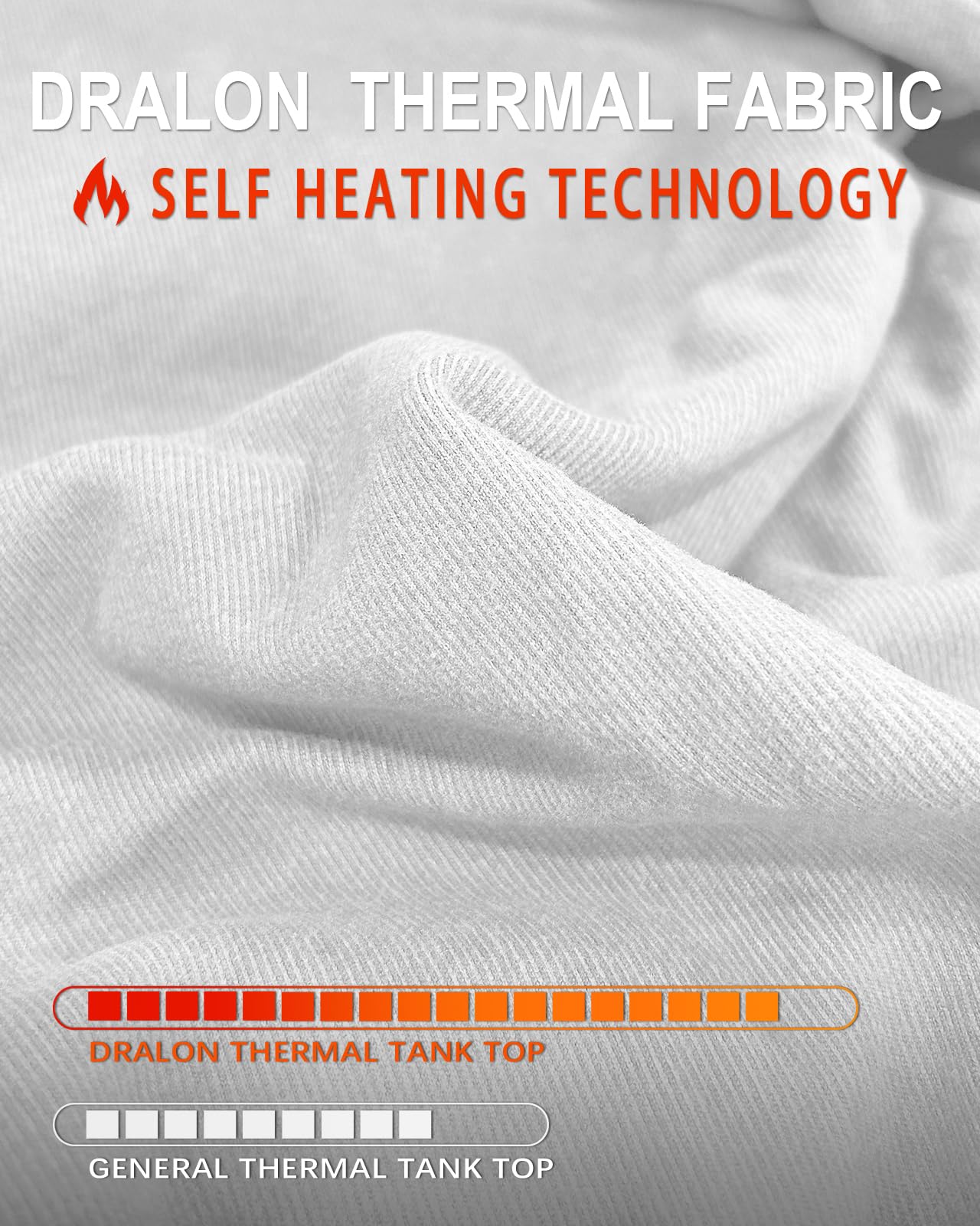 WOWENY Thermo Tank Top Damen Fleece Unterhemd Untershirt Ärmellos Warm Oberteil Thermounterwäsche Base Layer Sleeveless Top(Weiß, M) 4