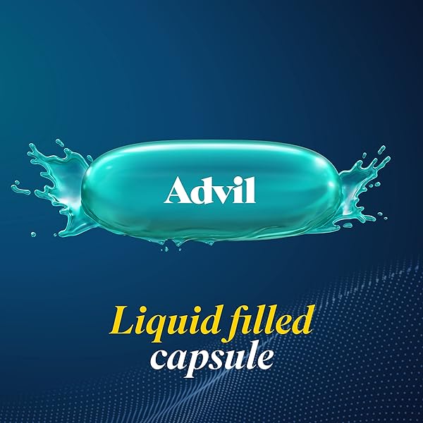 ADVIL LIQUI-GELS PAIN RELIEVER AND FEVER REDUCER, PAIN MEDICINE FOR ADULTS WITH IBUPROFEN 200MG FOR HEADACHE, BACKACHE, MENSTRUAL PAIN AND JOINT PAIN RELIEF – 80 LIQUID FILLED CAPSULES(PACK OF 1)