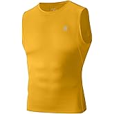 Runhit Sleeveless Compression Shirt Men Tank Top Athletic Muscle Shirts for Men