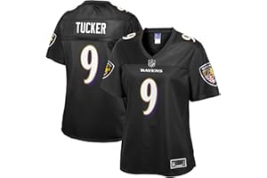 NFL PRO LINE Women's Justin Tucker Black Baltimore Ravens Football Jersey