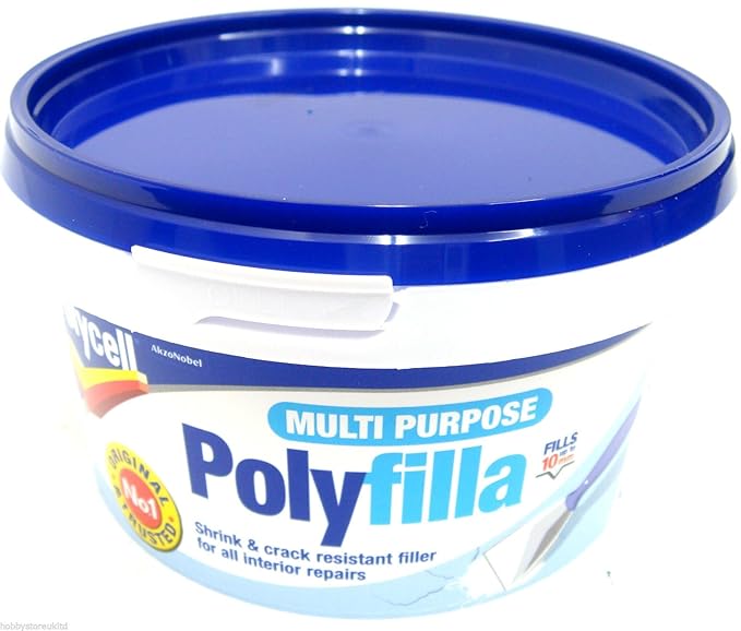 Polycell Polyfilla Multi Purpose Filler Polyfiller Ready Mixed Polyfilla 600g Amazon.co.uk DIY