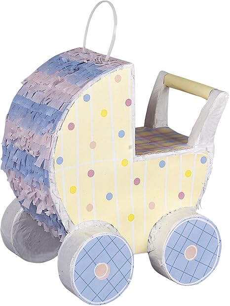 Unique Party 66219 Pram Baby Shower Pinata Amazon Co Uk