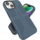 Speck iPhone 14 Case - Drop Protection, Built for MagSafe, Scratch Resistant - No Slip Grip with Soft Touch Coating iPhone 14 6.1 Inch Model - Mystery Blue/Faded Denim CandyShell Pro
