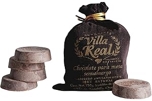 Mexican Hot Chocolate by Verve CULTURE, Dairy Free Vegan Hot Cocoa, Gourmet Spicy Hot Chocolate Discs, Dark Hot Chocolate, 250g Bag, 5 Discs