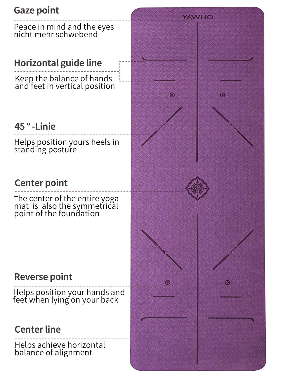 yawho yoga mat