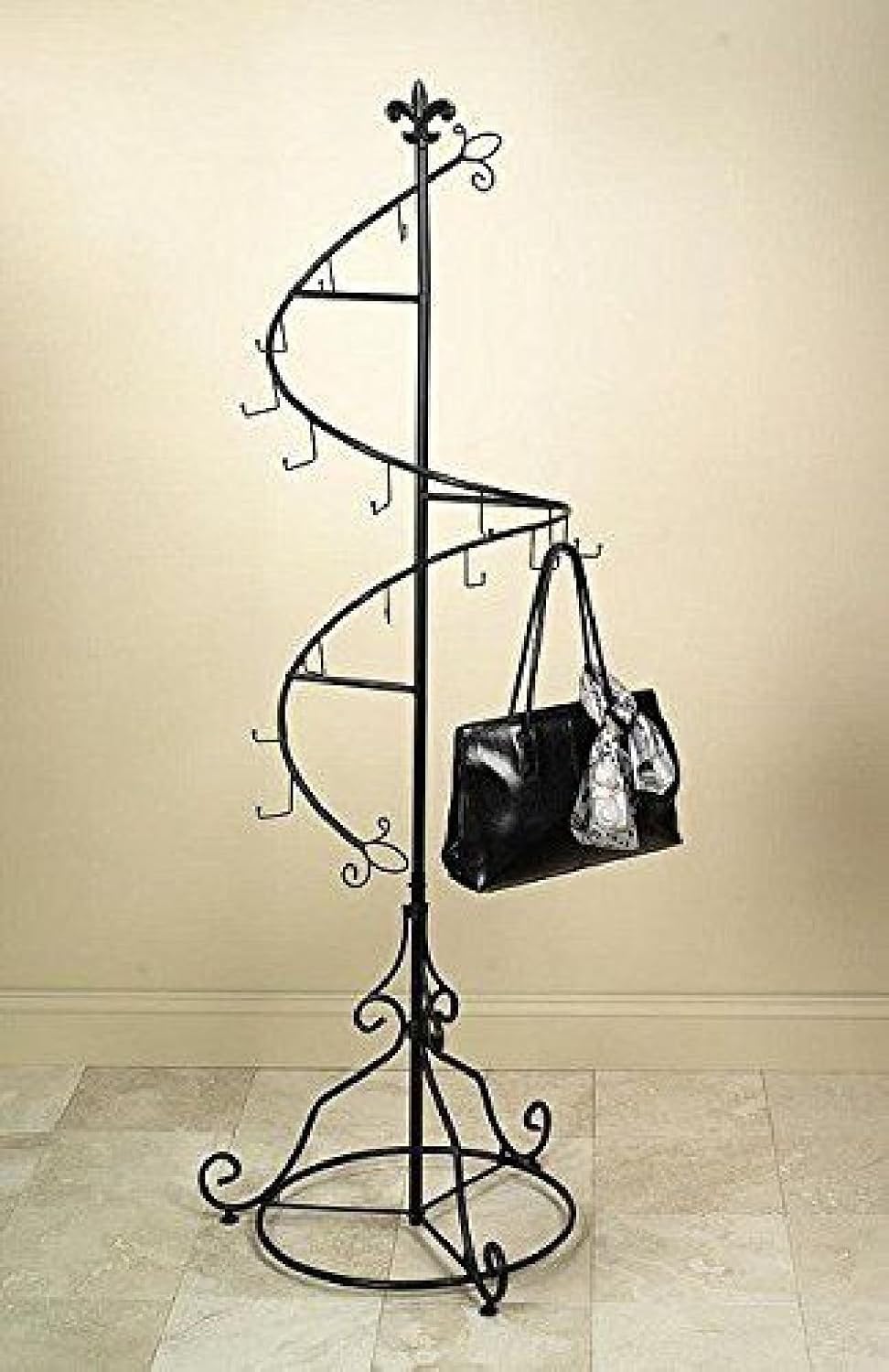 bags spiral rack Purse rack, Decor, Bag display