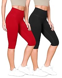 ODODOS ODLEX 2-Pack High Waist Knee Length Workout