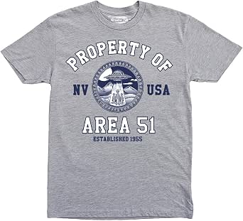 Amazon.com: Area 51 t Shirt, Property of Area 51 t-Shirt, UFO t-Shirt
