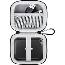 Crucial X10 Pro 4TB Portable SSD, ultra-fast, durable storage.