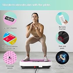 SoftGym Vibration Plate Exercise Machine for