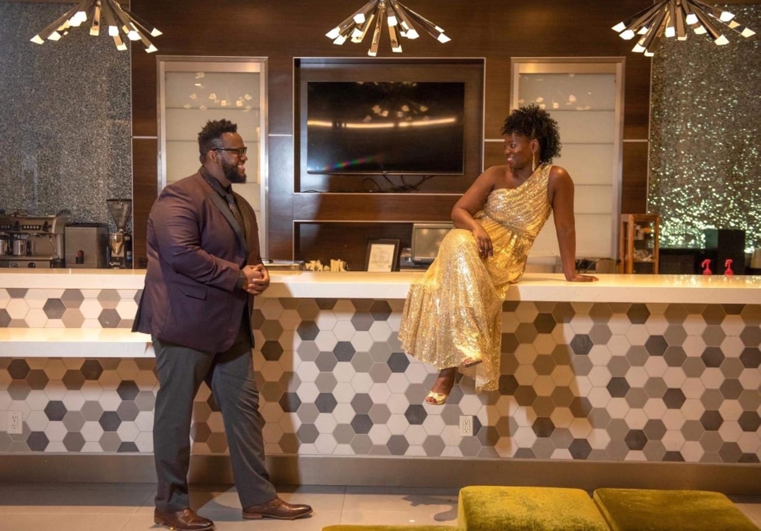 Kate Kasin Women Sequin Bridesmaid Dress Sleeveless Maxi Evening Prom Dresses: Clothing