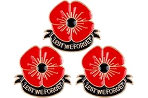 MALYUNIN Veretrans Gifts Enamel Poppy Brooch Pins For Women Flowers Broaches