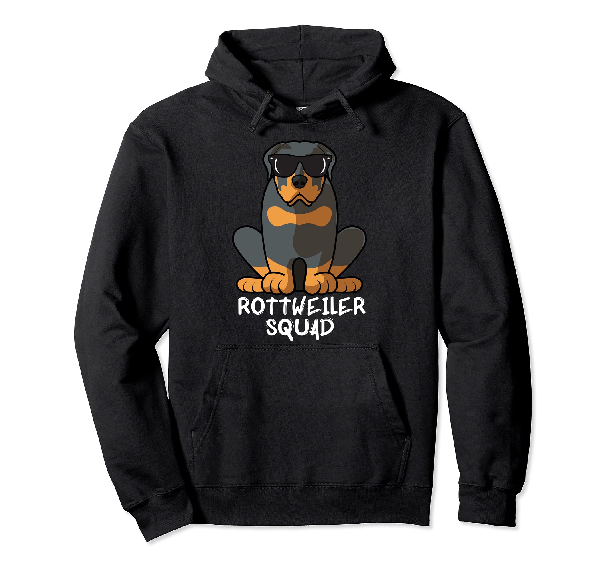Cool Rottweiler Squad Dog Mom Dog Dad Pullover Hoodie