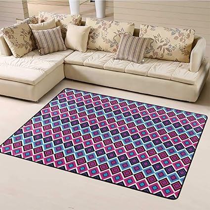 Alfombra de silla geométrica para alfombra de 3 pies x 5 pies, diseño