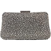 HUANG ZHUANG Women Evening Handbag Sparkly Rhinestone Clutch Handbags Crystal Purse Gem Party Purse Wedding Evening Bag