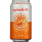 Spindrift Seltzer Orange Mango, 12 fl oz
