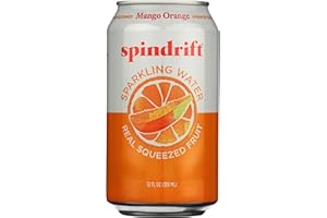 Spindrift Seltzer Orange Mango, 12 fl oz