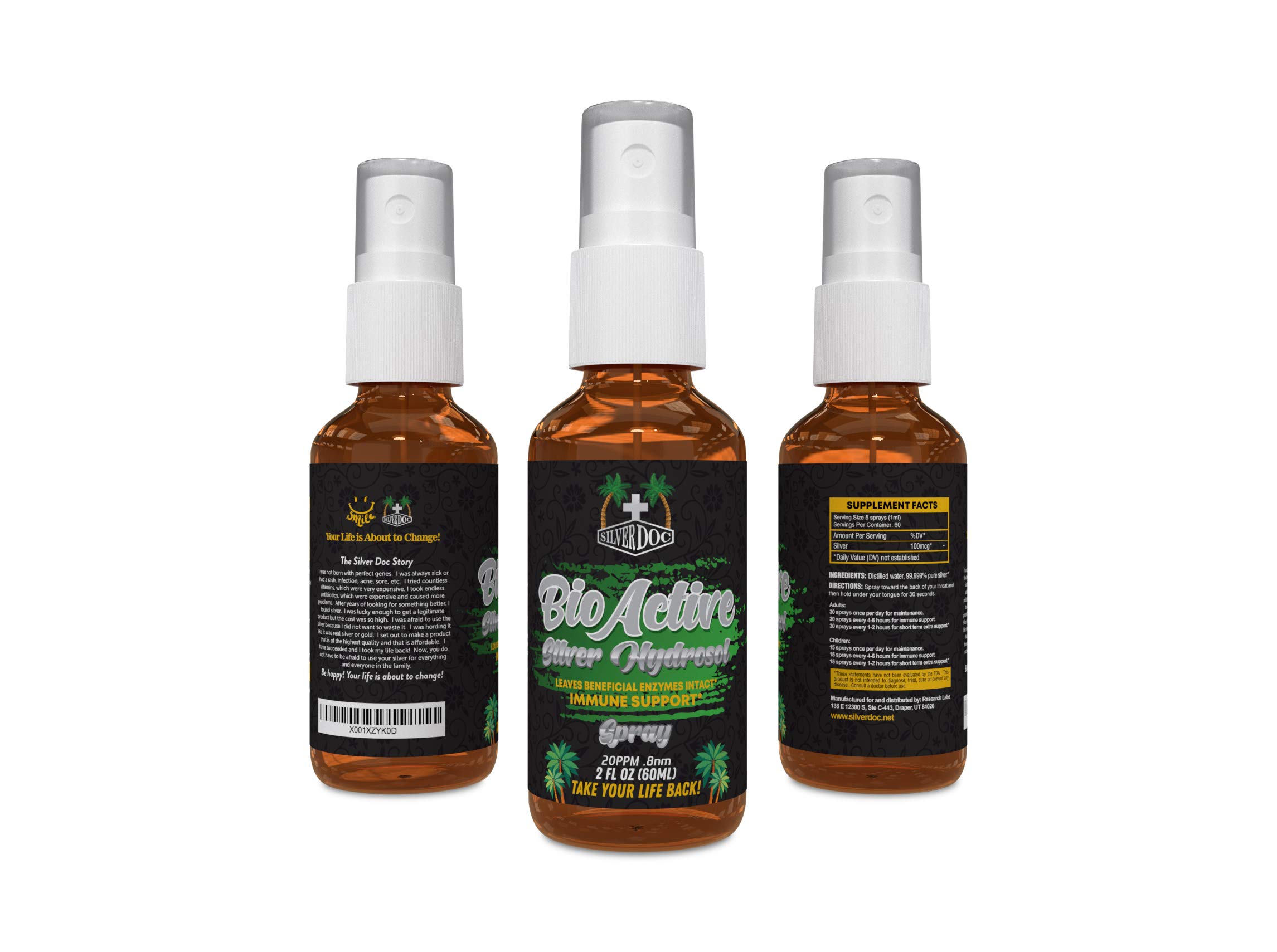 2 for 1 Promo 32 oz Total, Silver Doc Silver Hydrosol