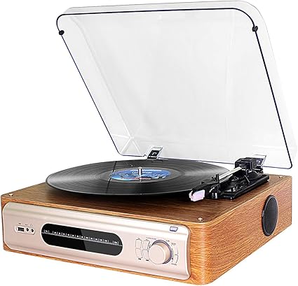 record player with aux