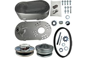 XCTOREDR 212CC Torque Converter CVT 3/4" Go Kart Clutch Kit 12T #35 and 10T #40 41 420 Chain Driver Pulley for Manco Comet TAV2 (30 Series)