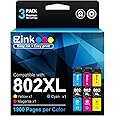 E-Z Ink (Remanufactured Ink Cartridge Replacement for Epson 802XL 802 T802XL T802 to use with Workforce Pro WF-4740 WF-4730 WF-4720 WF-4734 EC-4020 EC-4030 (1 Cyan, 1 Magenta, 1 Yellow)