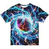 Kids Tie Dye Shirt Boys Tie Dye Tshirt Short Sleeve Graphic Tee Shirts Tops for Boys Girls 6-16 Years