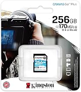 Kingston Canvas Go! Plus 256GB SDXC UHS-I U3 V30 C10 170MB/s view 4