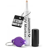 SureMark UV Security Marker Fine Tip with Keyring UV Light