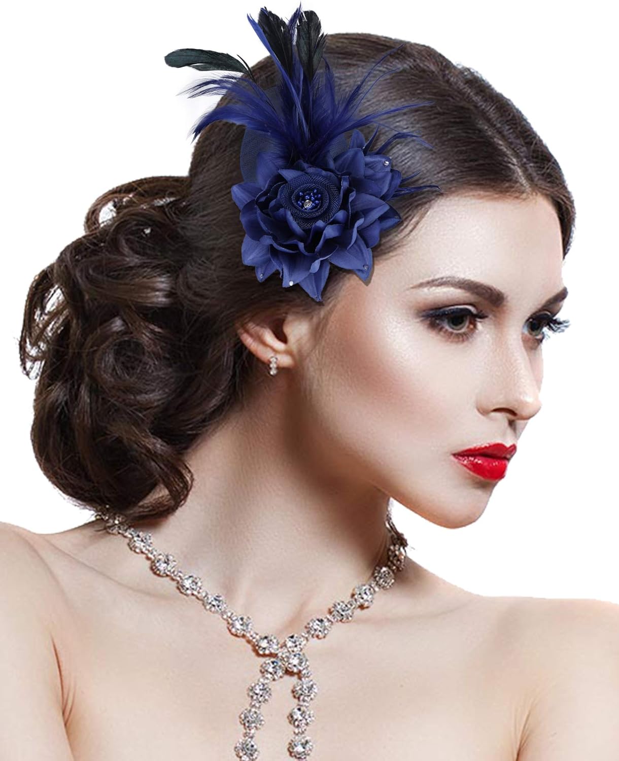 Amazon Com Fascinators For Women Tea Party Wedding Headband