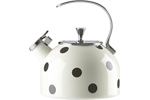KSNY All in Good Taste 856751 Metal Deco Dot Kettle, No Color
