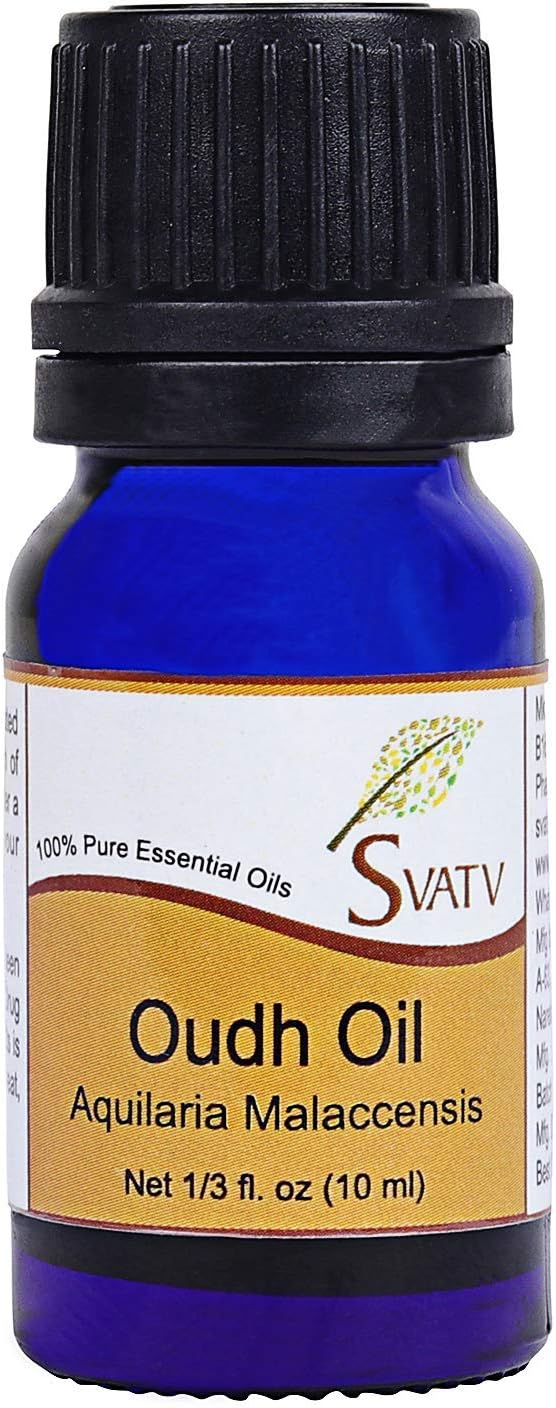 SVATV OUDH/Agarwood Essential Oil Therapeutic Grade Aromatherapy Oils Fragrance Oil for Diffuser Yoga Massage & DIY Personal Care 10 ml - Image 3