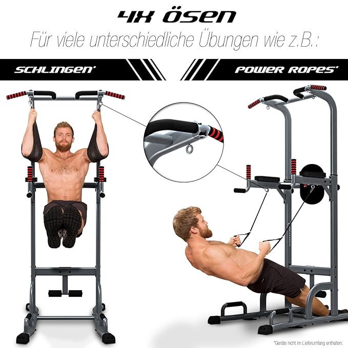 Liegestutzgriffe Und 4 Osen Fur Trx Ropes Schlingen Kraftturm