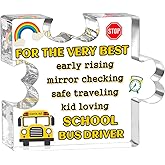 Bus Driver Christmas Appreciation Gifts Thank My Drivers Acrylic Sign School Bus Driver Gift For Men Women Birthday Retirement Christmas Gifts Back To School Gift From Students To School Drivers