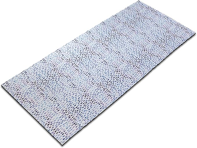 Amazon.com : Lunarable Rain Yoga Mat Towel, Watercolored ...