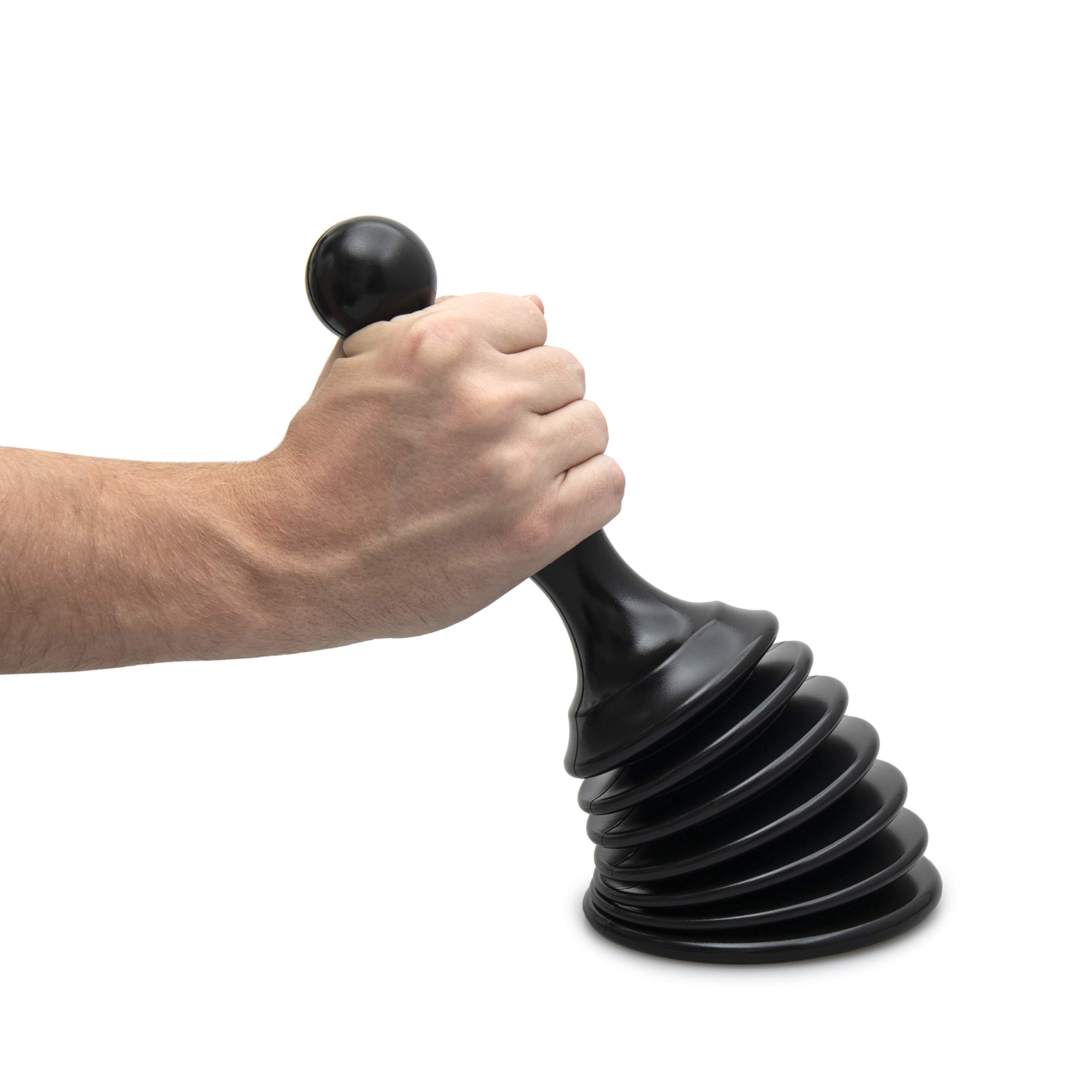 OUTSTANDER - Sink and Drain Plunger, Unblocker for Clearing Blockage in Bathrooms, Kitchens, Sinks, Baths and Showers Drain, Flexible and Powerful Plumbers Suction Tool with Large Bellows, Black