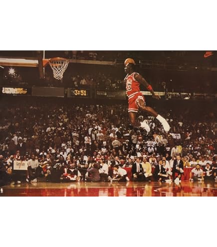 Michael Jordan Wings Giant Basketball Sports Poster 23 x 72 inches