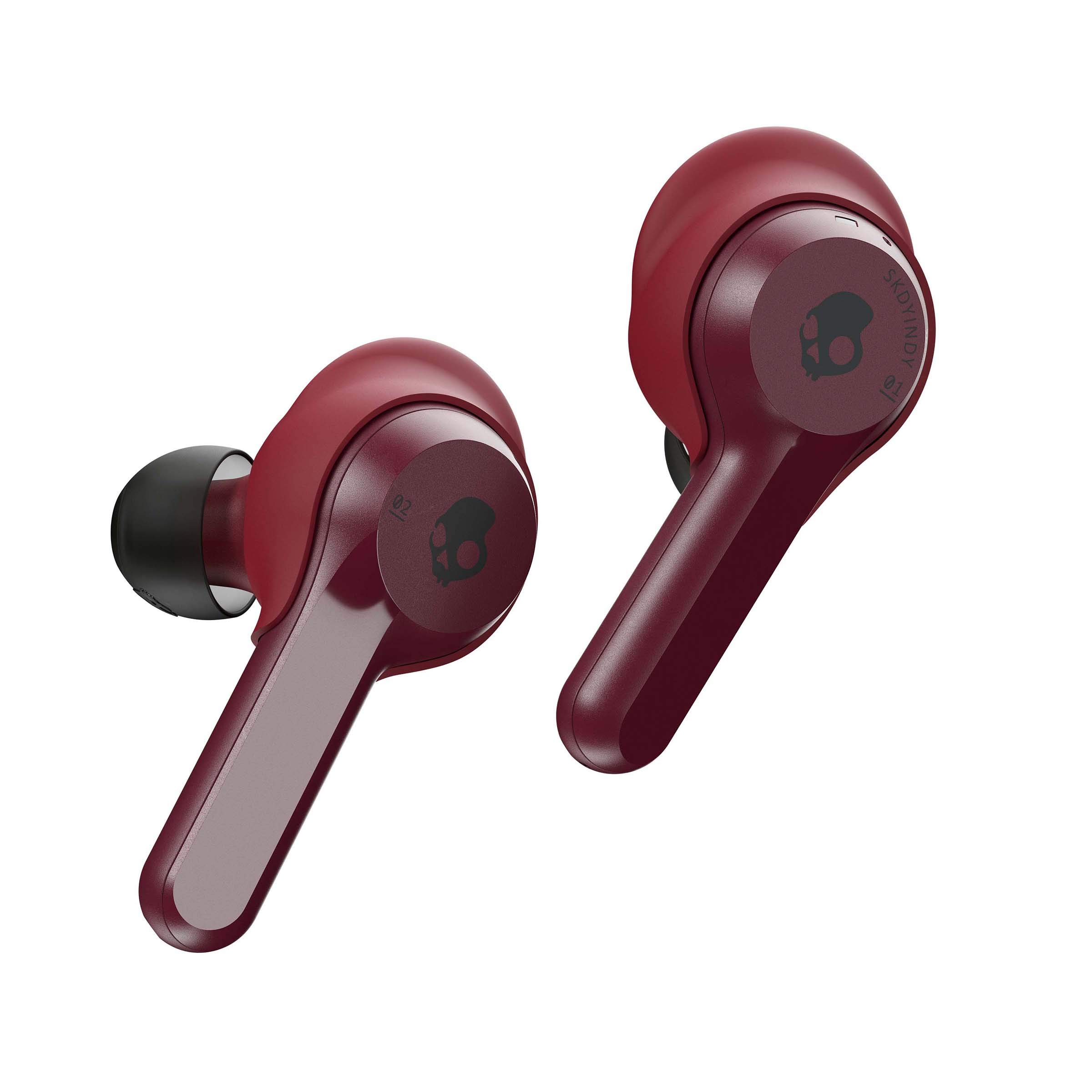 Photo 1 of Skullcandy Indy True Wireless in-Ear Earbuds - Deep Red