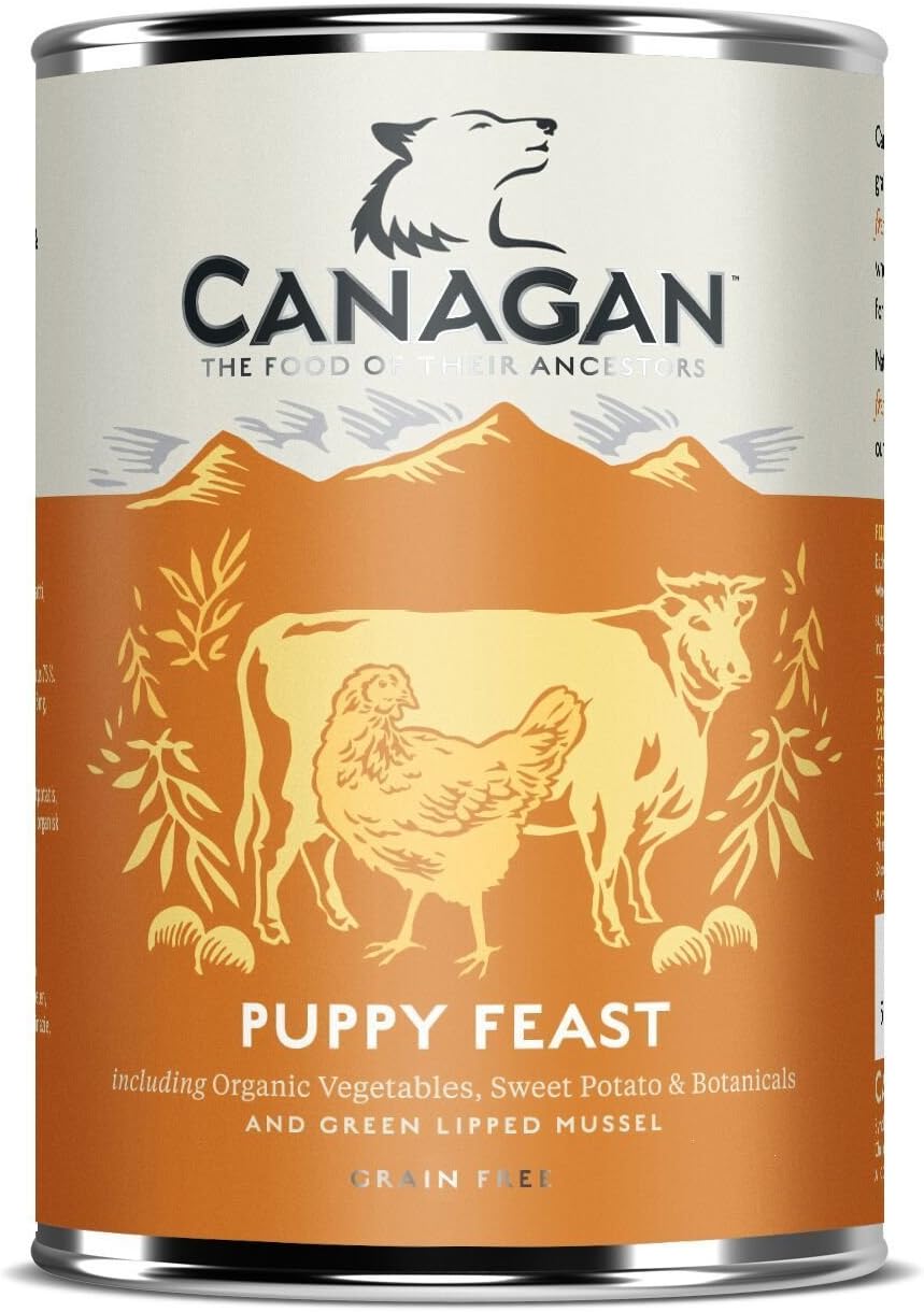 6 x 400 g canagan cachorro comida mojada para perro: Amazon.es ...