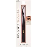 Ardell Pre-Mapped Lash Tweezers | For Eyelash Extensions, Lash Applicator Tool