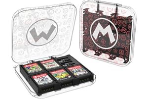 pdobq Switch Game Case for Nintendo Switch, Switch Game Holder for Nintendo Switch Oled Game Card and SD Card, Portable Switch Cartridge Case with 12 Game Card Slot
