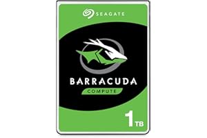 Seagate BarraCuda 1TB Internal Hard Drive HDD – 2.5 Inch SATA 6 Gb/s 5400 RPM 128MB Cache for PC Laptop – Frustration Free Packaging (ST1000LM048)