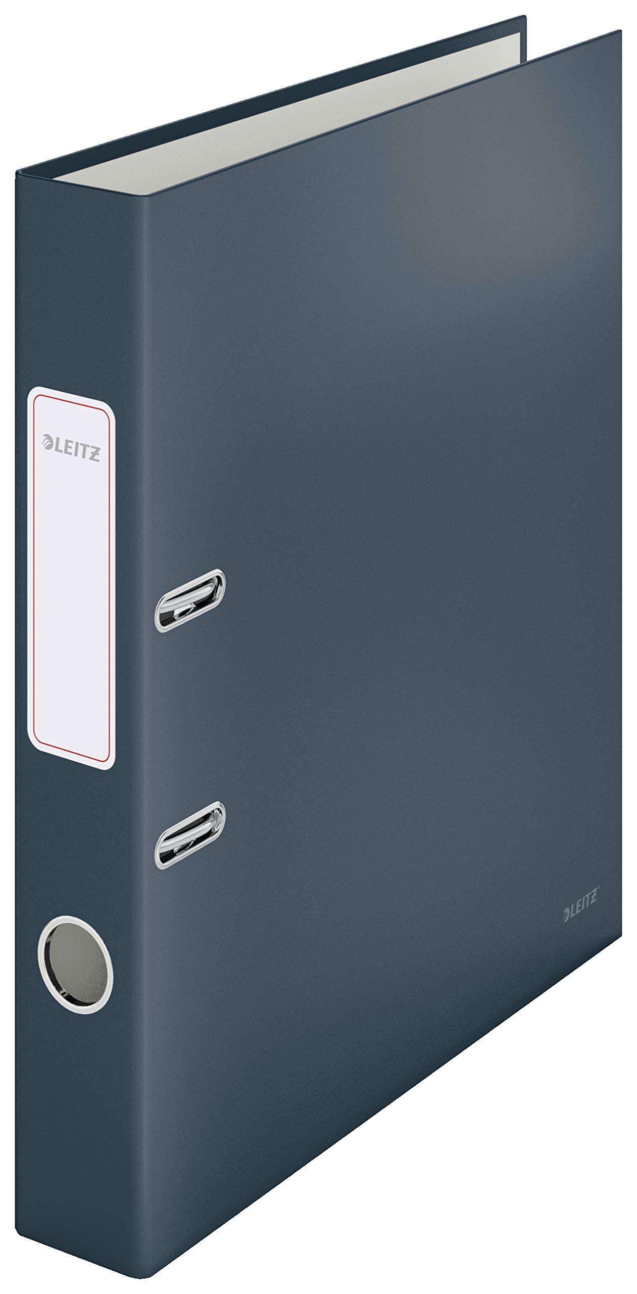 Leitz Lever Arch File, 350 Sheet Capacity, 50 mm Spine, Cosy Range, A4, Velvet Grey, 10620089