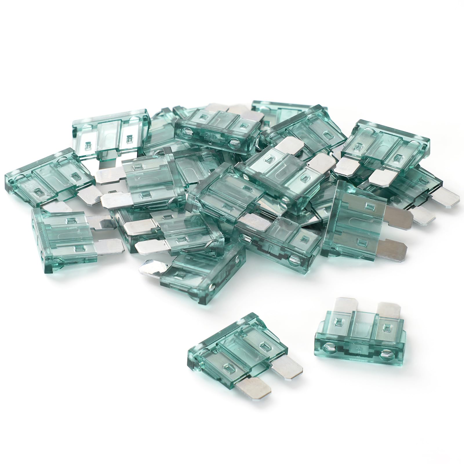 (25Pcs) 1 Amp Standard Car Fuses, 1A Automotive