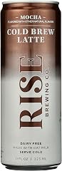 Rise Brewing Co Organic Oat Milk Mocha Latte Cold Brew Coffee, 11 FZ