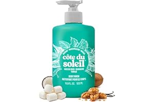 PB ParfumsBelcam Côte du Soleil Body Wash for Women – Sweet Beachy Gourmand Scent with Coconut, Marshmallow & Vanilla – Moist