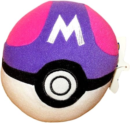 Amazon ポケモン モンスターボール パープル マスターボール 4インチ ぬいぐるみ ぬいぐるみ おもちゃ