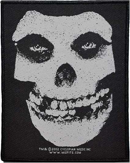 Amazon Com Misfits Fiend Skull Patch Classic Art Punk Rock Band