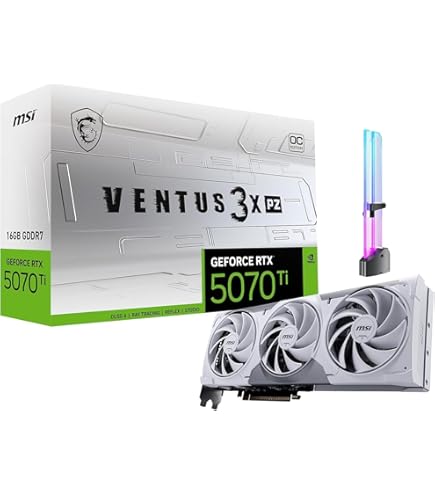 Amazon.com: msi Gaming RTX 5070 Ti 16G Ventus 3X PZ OC Graphics